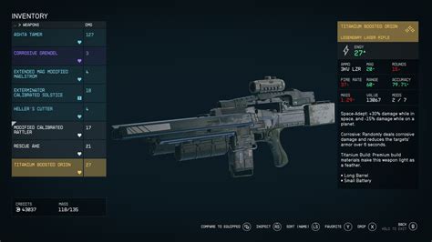 Starfield Weapon Tiers And Rarity System Explained Insider Gaming