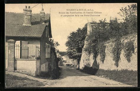 Ak Nogent Le Roi Ruines Des Fortifications De Lancien Chateau Porte