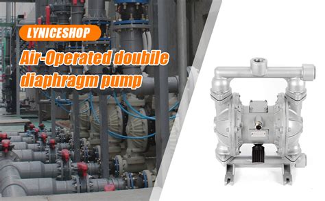 Amazon Air Operated Double Diaphragm Pump QBK 25L Aluminum Alloy