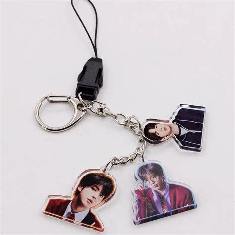 Bts Acrylic Keychain W Trifecta Straps Haru