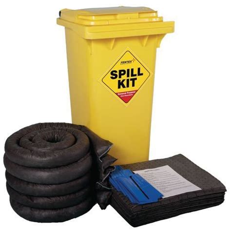 Spill Kit 120l Wheelie Bin General Purpose