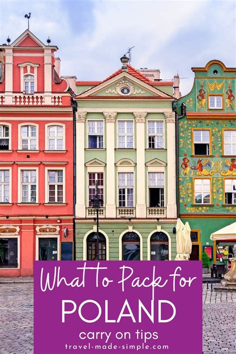 What to Pack for Poland: A Carry On Poland Packing List - Travel Made Simple