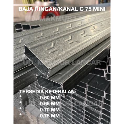 Jual BAJA RINGAN TRUSS C KANAL C 75 MINI Shopee Indonesia