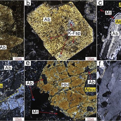 Photomicrographs Of Albites In Sodium Rich Volcanic Rocks A Download Scientific Diagram