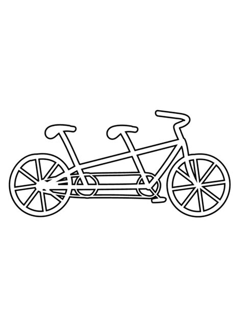 Dibujos De Bicicletas Para Colorear y Pintar Imágenes Para Dibujar Gratis