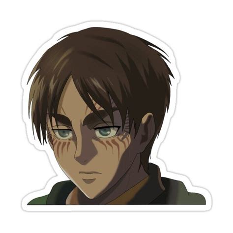 Eren Sticker By Itskisaa In 2021 Attack On Titan Stickers Kawaii