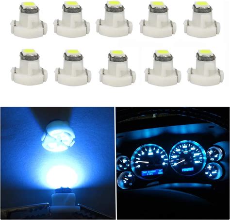 Lights Lighting Accessories WLJH 10x Blue T3 Neo Wedge Led 3030 SMD