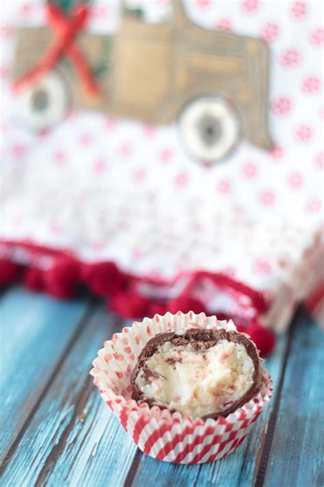 Homemade Chocolate-Covered Peppermint Christmas Candy