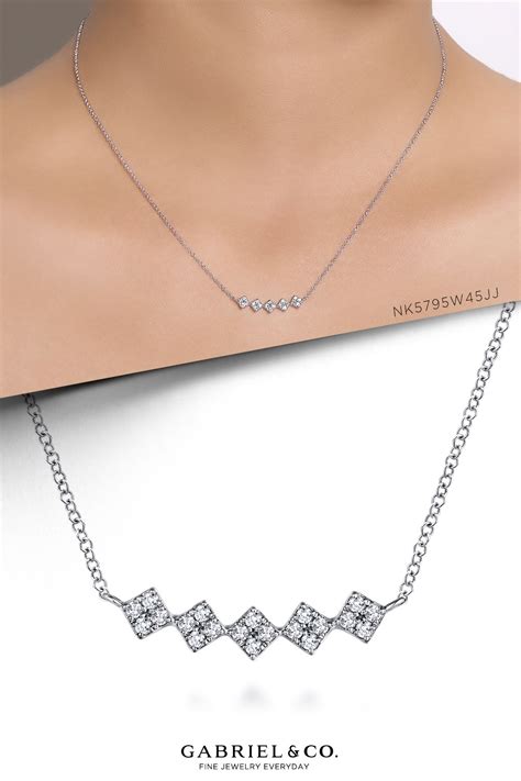 Raise The Bar With This Delicate Diamond Necklace Crafted From