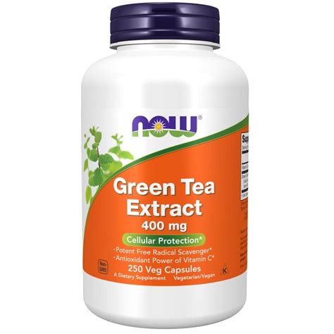 NOW Foods Green Tea Extract 400mg Caps 250 Landys Chemist