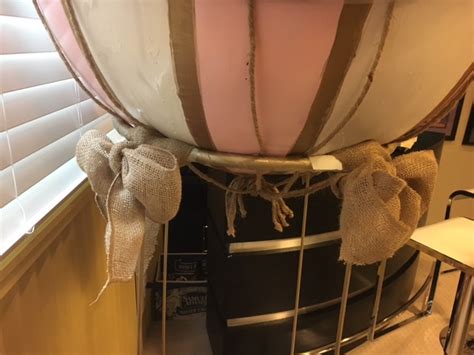 Ceciles First Birthday Hot Air Balloon Sassandceciledotcom