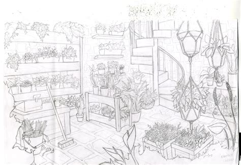 Flower Shop Drawing At Explore Collection Of Flower Shop Drawing