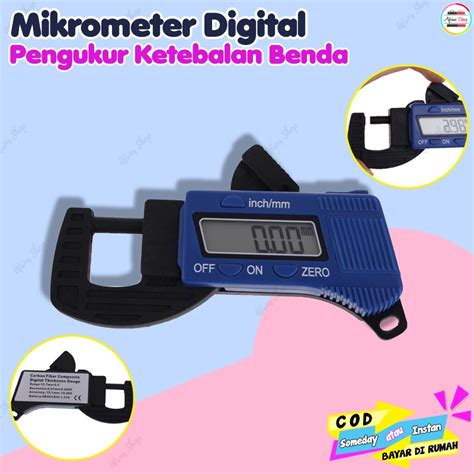 Jual Fiber Composites Digital Thickness Caliper Micrometer Guage