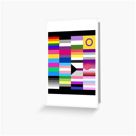 Lgbt Pride Flags Collage Greeting Card For Sale By Kazsmannequin