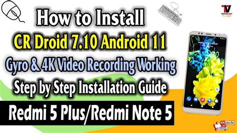 How To Install CrDroid 7 10 Official Android 11 On Redmi Note 5 Redmi 5