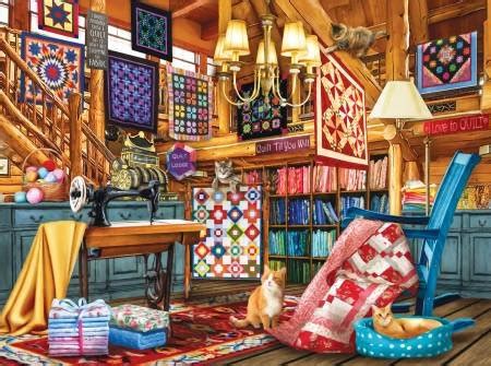 The Quilt Lodge Jigsaw Puzzle - 1000 pieces