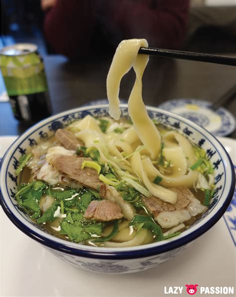 Yellow River Lanzhou Noodles Hand Pulled Beef Noodle Soup In