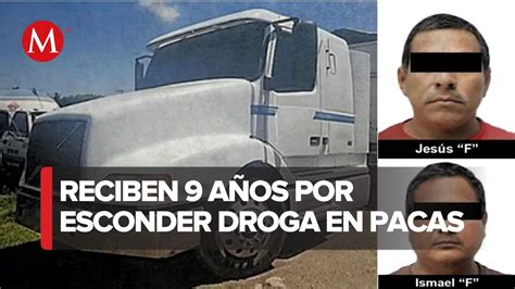 Sentencian a hombres por transportar mariguana en autopista México