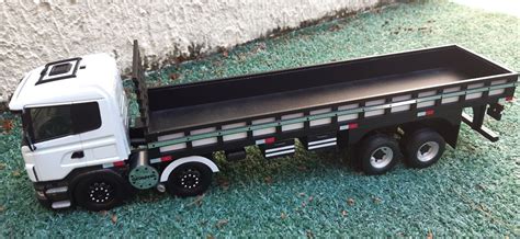 Miniatura Scania P Bi Truck Qualificado Arqueada Frete Gr Tis