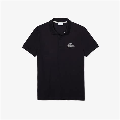 Lacoste Mens Lacoste Regular Fit Crocodile Badge Cotton Piqué Polo Shirt