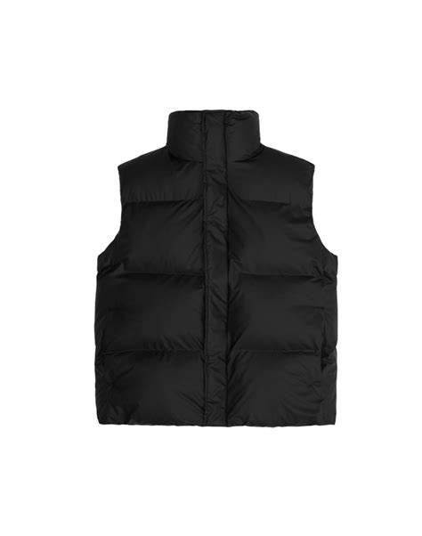 Boxy Puffer Vest Black Rains Watch Wear