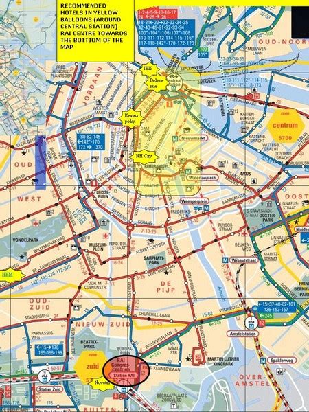 Amsterdam Hotel Map - Amsterdam • mappery