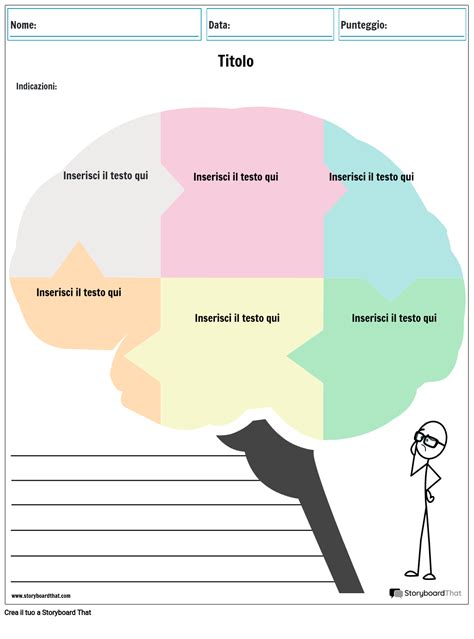 Organizzatore Grafico Cervello Storyboard Per It Examples