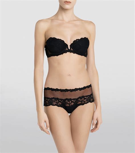 La Perla Embroidered Rugiada Bandeau Bra Harrods Hk