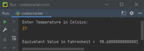 Python Program To Convert Celsius To Fahrenheit