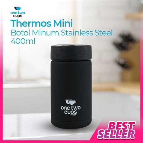 Jual One Two Cups Botol Minum Thermos Mini Stainless Steel Ml