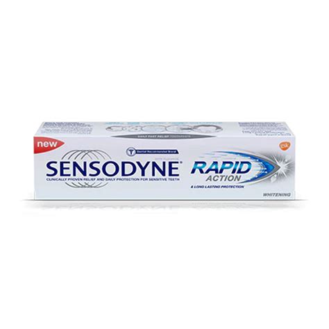 Buy Sensodyne Toothpaste Rapid Action Whitening 100gm Imp At Best Price