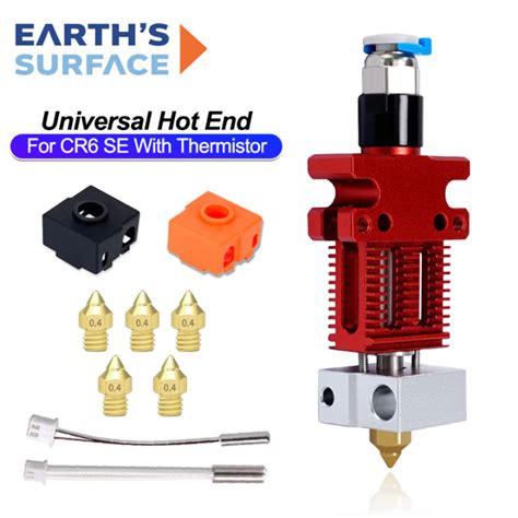 3D Print Parts For CR6 SE J Head Assembled Print Head Hot End Hotend Kit All Metal Extrusion