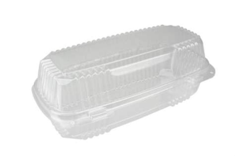 Clear Hinged Hoagie Container 925x45x3