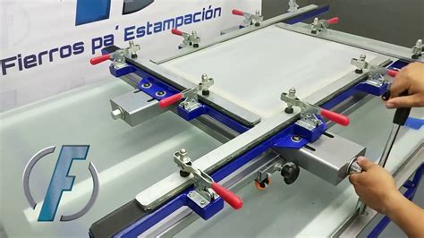 Serigrafia Tensador De Marcos Manual Expandible Youtube