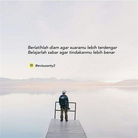 Doa Nasehat Quote Hadits Di Instagram Diam Itu Emas Sabar Itu