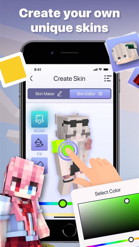 Girl Skins Maker For Minecraft Iphone