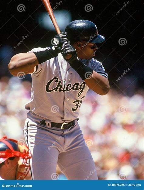 Frank Thomas Chicago White Sox Editorial Image Image Of Helmet