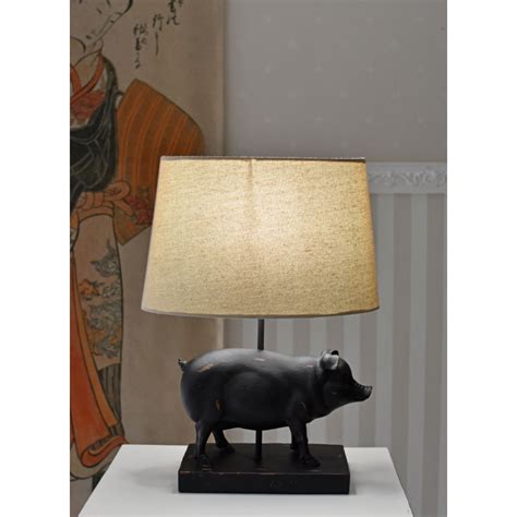 Lampa De Masa Cu Un Porcusor