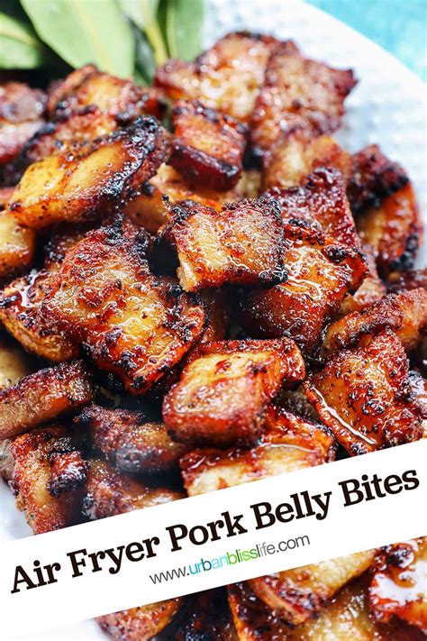 Quick And Easy Air Fryer Pork Belly Bites Recipe