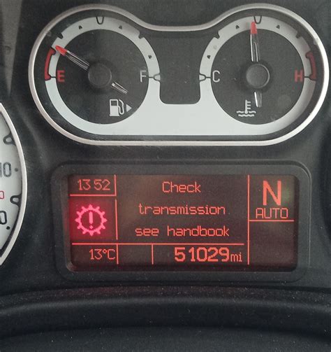 Transmission warning red | FIAT 500L | The FIAT Forum