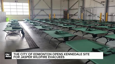 Edmonton Opens An Evacuation Site For Jasper Wildfire Evacuees