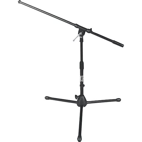 On Stage Stands Drum Tripod Mic Stand With Boom Black Musician