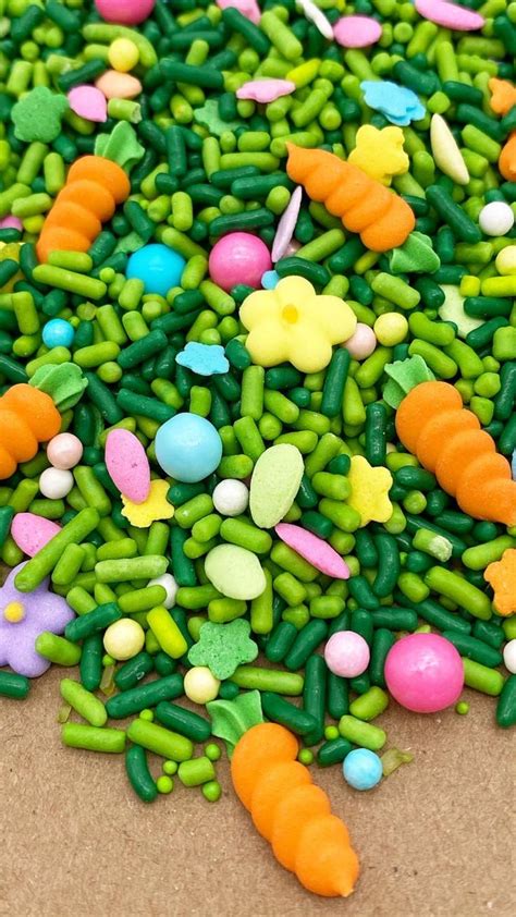 Hoppy Easter Sprinkle Mix In 2021 Easter Edibles Fun Easter Dessert