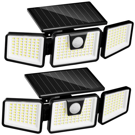 solar lights outdoor waterproof  lm  led motion sensor