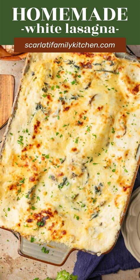 Creamy White Lasagna Recipe With Spinach And Mushrooms Artofit