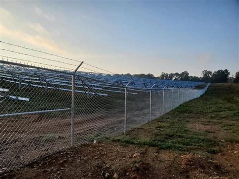 West Plains Solar Farm West Plains Missouri Robinson Fence Springfield Mo