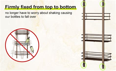 Amazon Orimade Over The Door Shower Caddy Adjustable 5 Tier Bronze