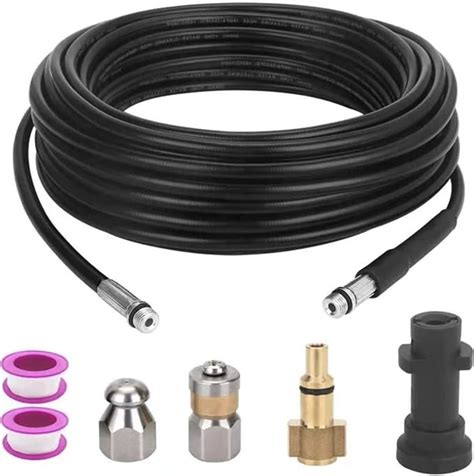 Yuet M Tuyau D Bouche Canalisation Pour K Rcher Kit De Nettoyage Du