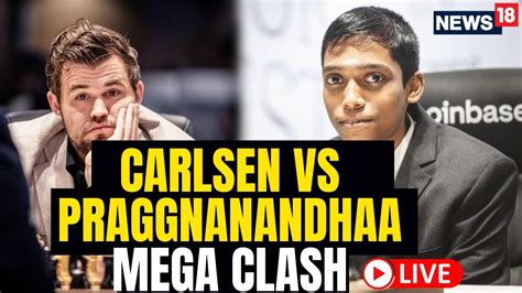 Praggnanandhaa Vs Carlsen LIVE ChessBase India Live World Chess