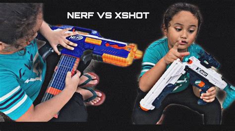 Nerf Vs Xshot Youtube